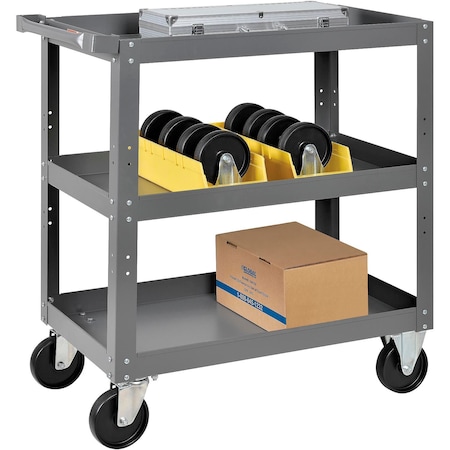 Global Industrial Stock Cart, Steel, 30 in L, 18 in W, 36 in H 988849